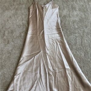 Elegant Cream Slip Dress